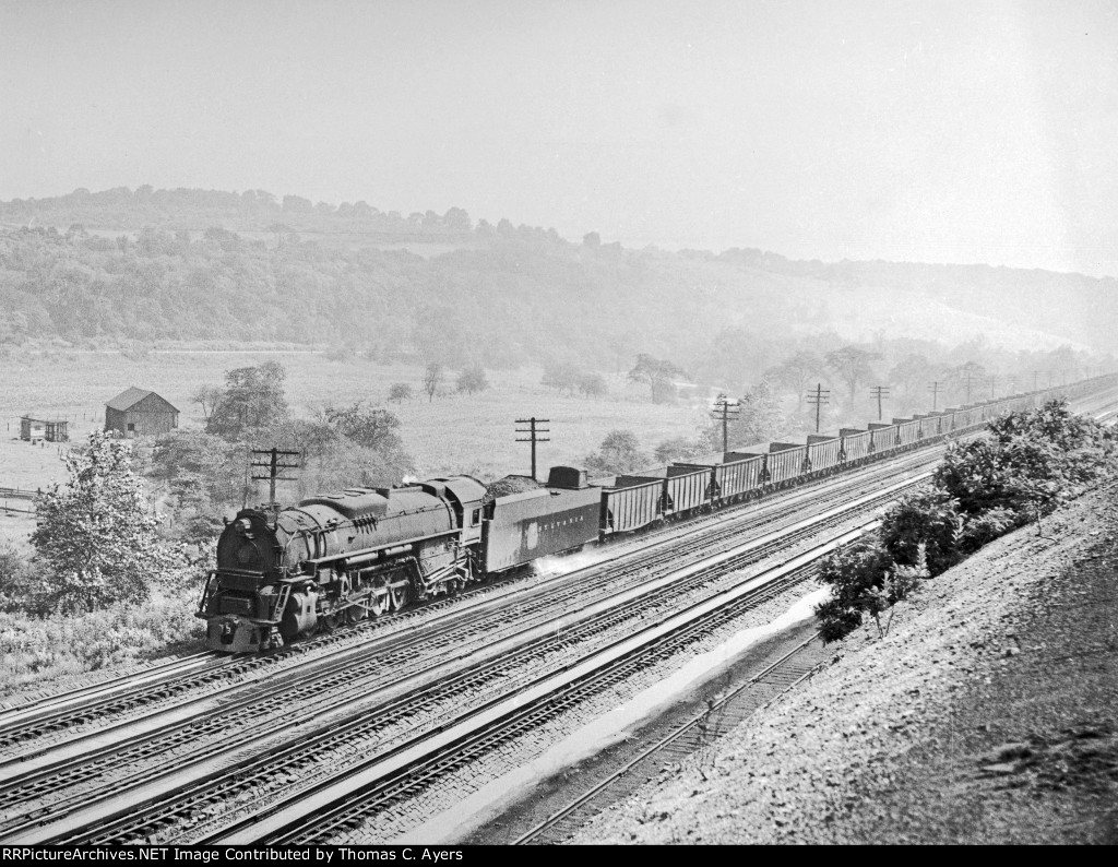 PRR "Texas" At The Trackpan, c. 1953